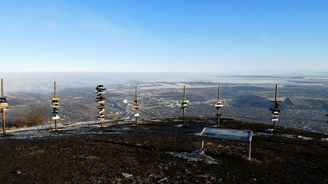 На горе Машук зимой. Пятигорск смотреть онлайн