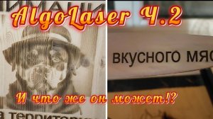 Гравер AlgoLaser для дома ч.2