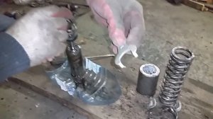 Разборка амортизатора мотоцикл Урал