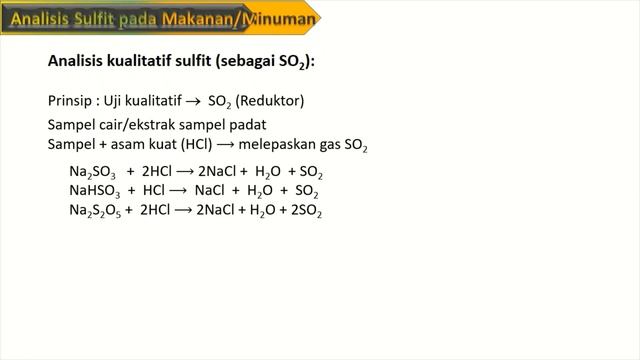 Materi ACMM Analisis Sulfit смотреть онлайн