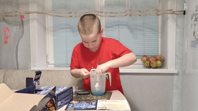 Опыт: Кристальная снежинка.