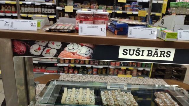 Юрмала, супермаркет Rimi (sushi) смотреть онлайн