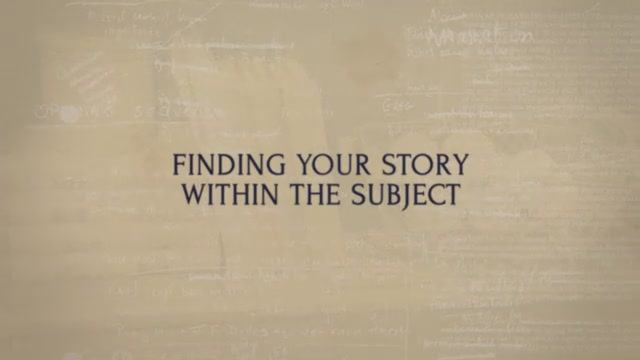 04.Finding Your Story Within The Subject
