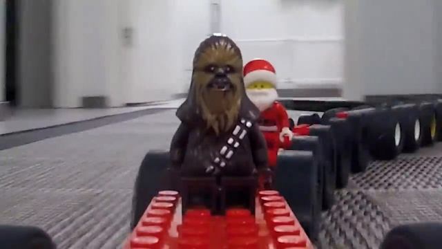 Лего-автомобиль на 200 колесах.