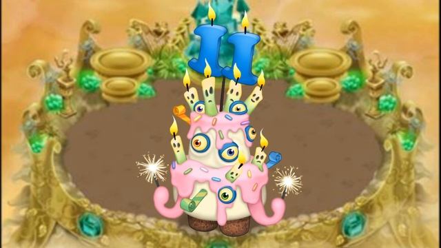 КАК ПОЕТ ДЖЕМ ВСБОРЕ НА ОСТРОВЕ ЗОЛОТА | My singing Monsters смотреть онлайн