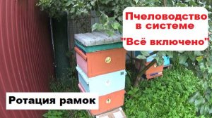 Ротация рамок в системе пчеловодства "Всё включено".