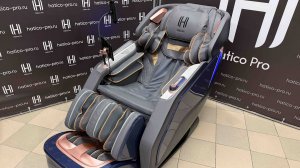 Массажное кресло Hatico Pro Katana 2SL 4D Серое, С двойной SL кареткой.