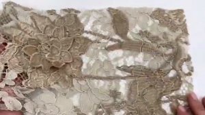 КРУЖЕВО КОРДОВОЕ С ВЫШИВКОЙ FABIANA FILIPPI арт.17032458