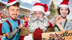 ПОЙМАЛ ДЕДА МОРОЗА В ДОМЕ ЗЛЫХ РОДИТЕЛЕЙ В SCHOOLBOY RUNAWAY В МАЙНКРАФТ