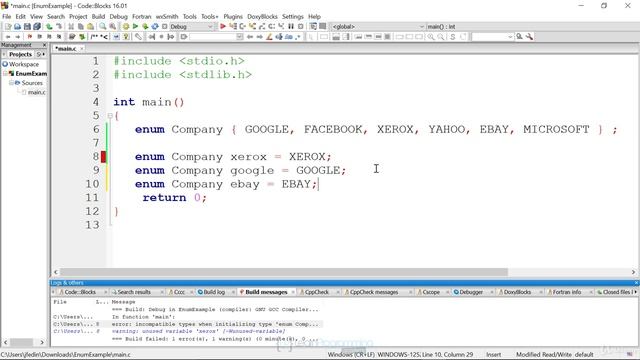 27 Demonstration Create and use an enum type смотреть онлайн