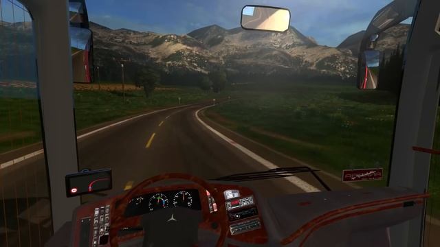 Euro Truck Simulator 2 Bus trip to Perugia with Turkish MB 0403 part1 смотреть онлайн