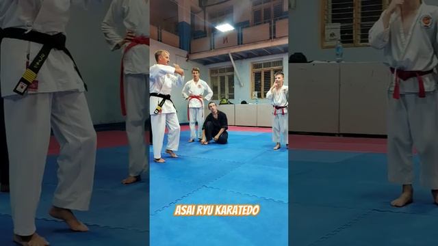 Тренировочный процесс на татами. #карате #karate #asairyu смотреть онлайн