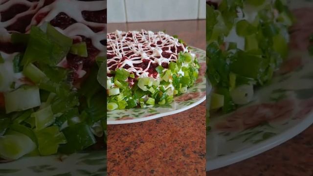 САЛАТ "СЕЛЕДКА ПОД ШУБОЙ" СУПЕР ВКУСНЫЙ #food #cooking #recipe смотреть онлайн