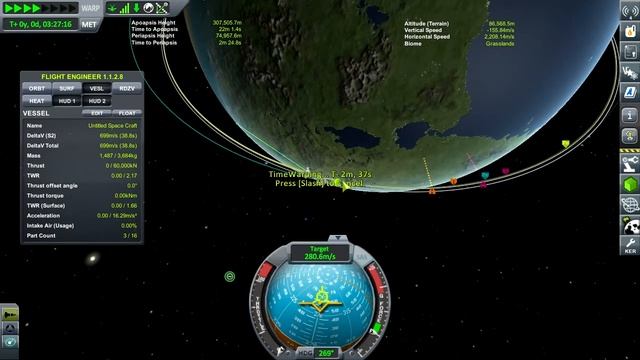 KSP 1.2 + mods. #17. Спасаем 3-х кербонавтов ч.2. смотреть онлайн
