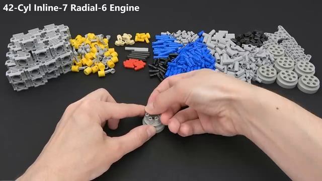 Создаем и тестируем двигатели из Лего: V8, U12, H16, X24, многорядный радиальный-42, S100