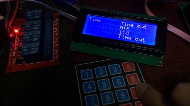 Arduino Multitask control relay timer with keypad смотреть онлайн
