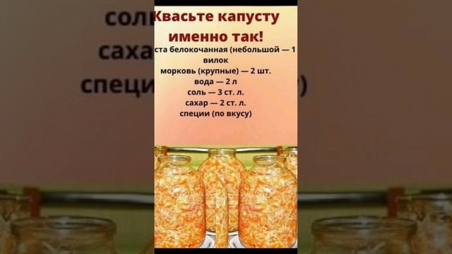 Как заквасить капусту вкусно. Кващенн смотреть онлайн