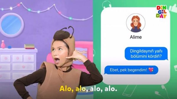 Dingilday (Дингильдай) — Bölüm 30 «Telefon» (Телефон)