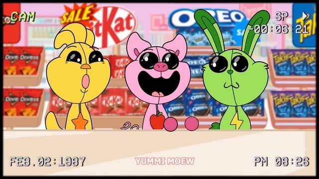 Incredibox Sprunki Mukbang - Jevin & Black Are Hiding In Convenience Store FOOD MUKBANG | Animation