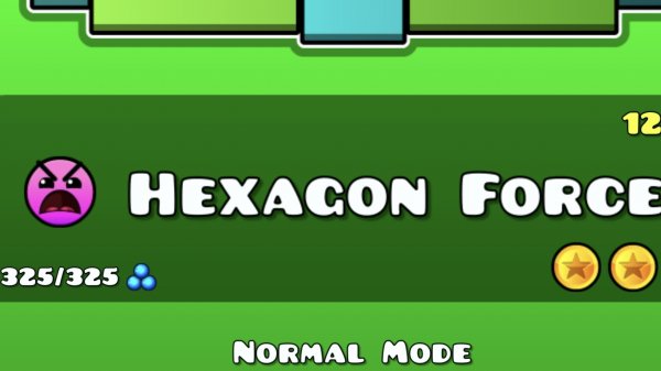прохождение hexagon force в geometry dash