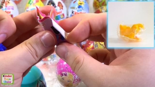 Мега Киндер Сюрпризы, открываем 100 разных сюрпризов (Kinder Surprise) смотреть онлайн