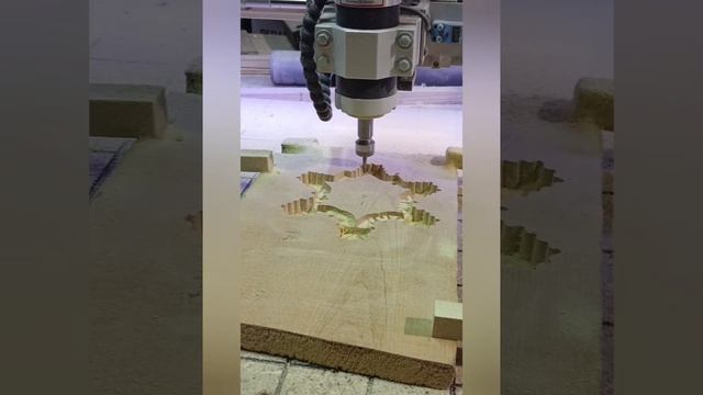 ЧПУ делаю снежинку, фреза 4/0.5 коническая-сферическая без черновой