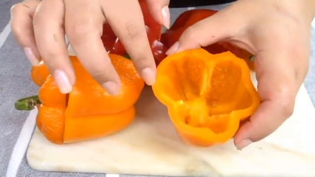 Pimientos Rellenos de Carne Molida/Como hacer pimientos rellenos de carne molida al horno. смотреть онлайн