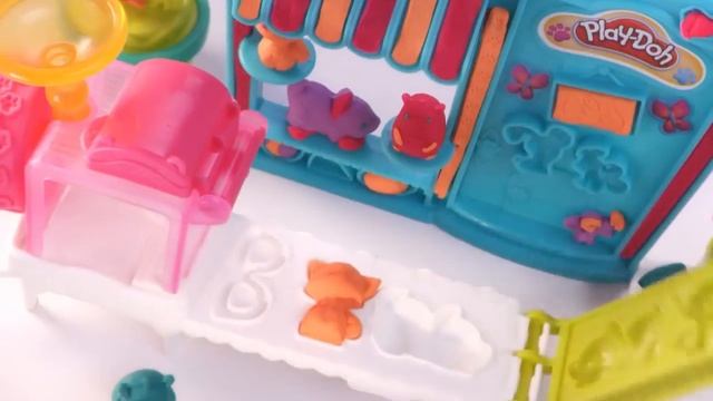 PLAY-DOH B3418 "Магазинчик домашних питомцев" и PLAY-DOH B3417 "Грузовичок с мороженым" смотреть онлайн