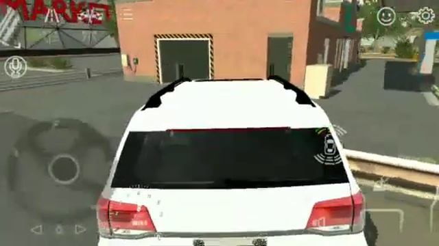 driving toyota land cruiser in car parking multiplayer. смотреть онлайн