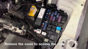 Mazda CX-5 2015 Petrol Starter Motor Relay Location