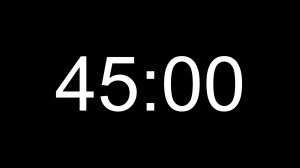 Таймер на 45 минут