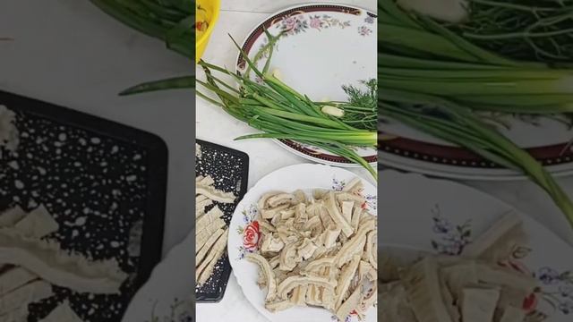 САЛАТ из ТРЕБУХИ.ХЕ из Требухи.Казакша рецепт #shorts смотреть онлайн