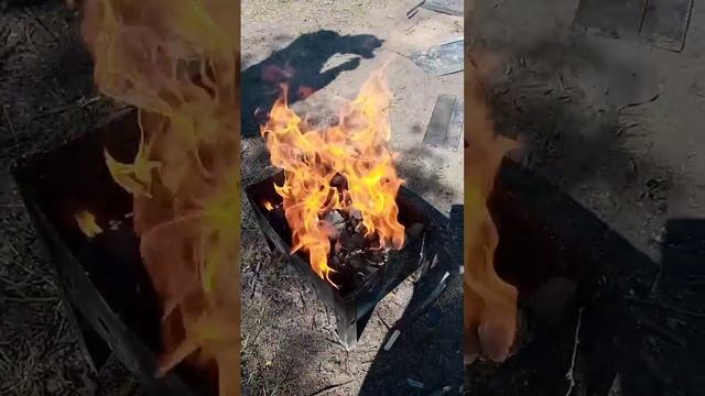 Съездили на мини шашлык😁 смотреть онлайн