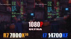 RYZEN 7 7800X3D vs INTEL i7 14700KF || How Big is the Difference?