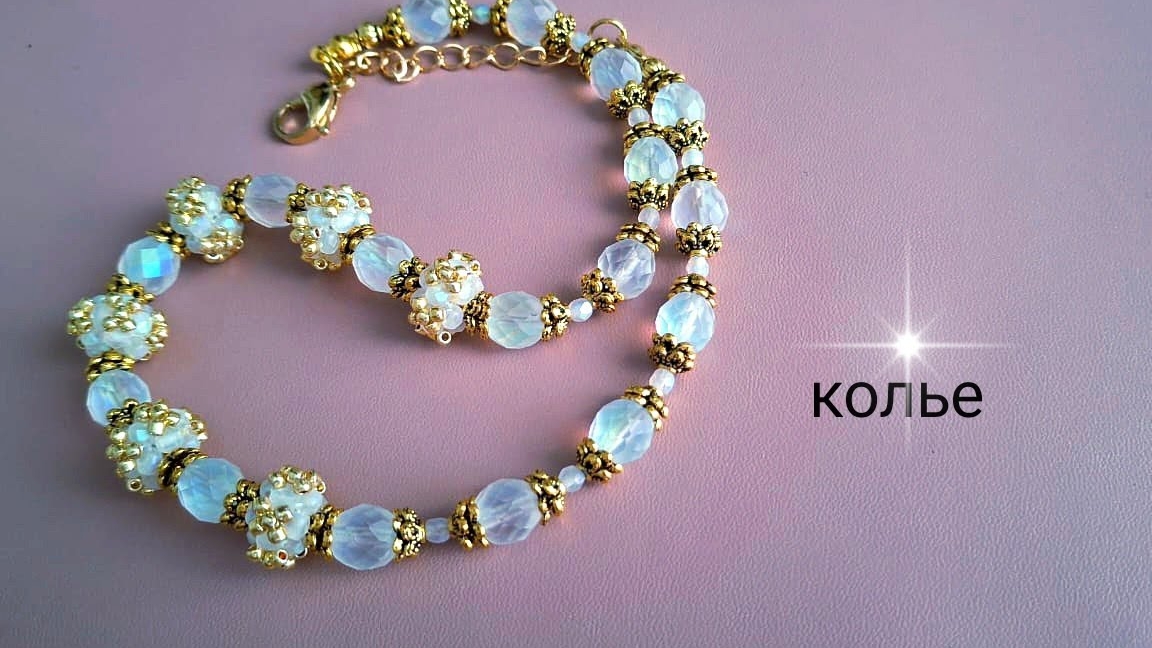 Колье. Бусины из бисера и бусин смотреть онлайн