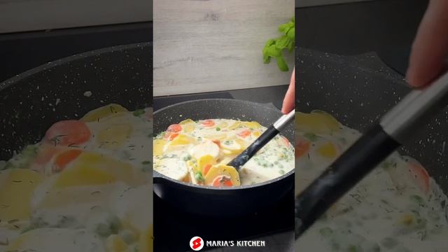 Patato Vegetable Casserole simple Quick and Easy 😋 #shorts #viral #cooking #recipe смотреть онлайн