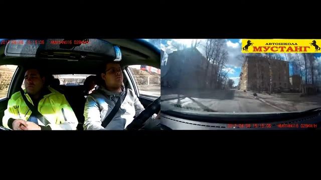 Экзамен в автошколе Мустанг. Лебедев К смотреть онлайн
