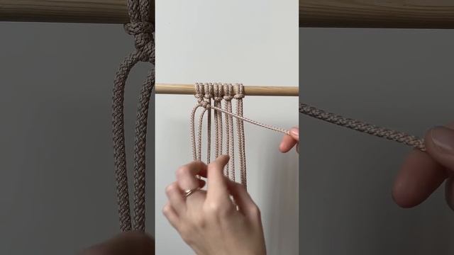 Репсовый узел #macrame #урокимакраме #мастерклассмакраме смотреть онлайн