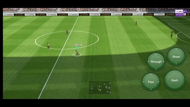 PES mobile 2021 Double touch dribbling skills and goal. смотреть онлайн