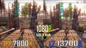 RYZEN 7 7800X3D vs INTEL i7 13700K || PC GAMES BENCHMARK TEST ||