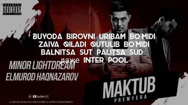 MINOR - Maktub ( Karaoke ) (with Elmurod Haqnazarov