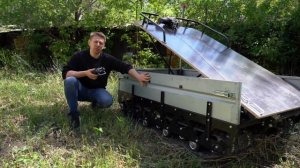 Наземный беспилотник для эвакуации раненного гусеничный дрон FPV бпла