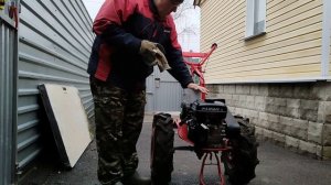 Мотоблок Агат Как завести зимой