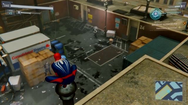 Прохождение Spider-Man (PS4) — Часть 11: Двойное назачение смотреть онлайн