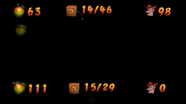 Crash Bandicoot 2 Night Fight 100% ящиков и 2 чистых камня / 100% boxes and 2 clear gems смотреть онлайн