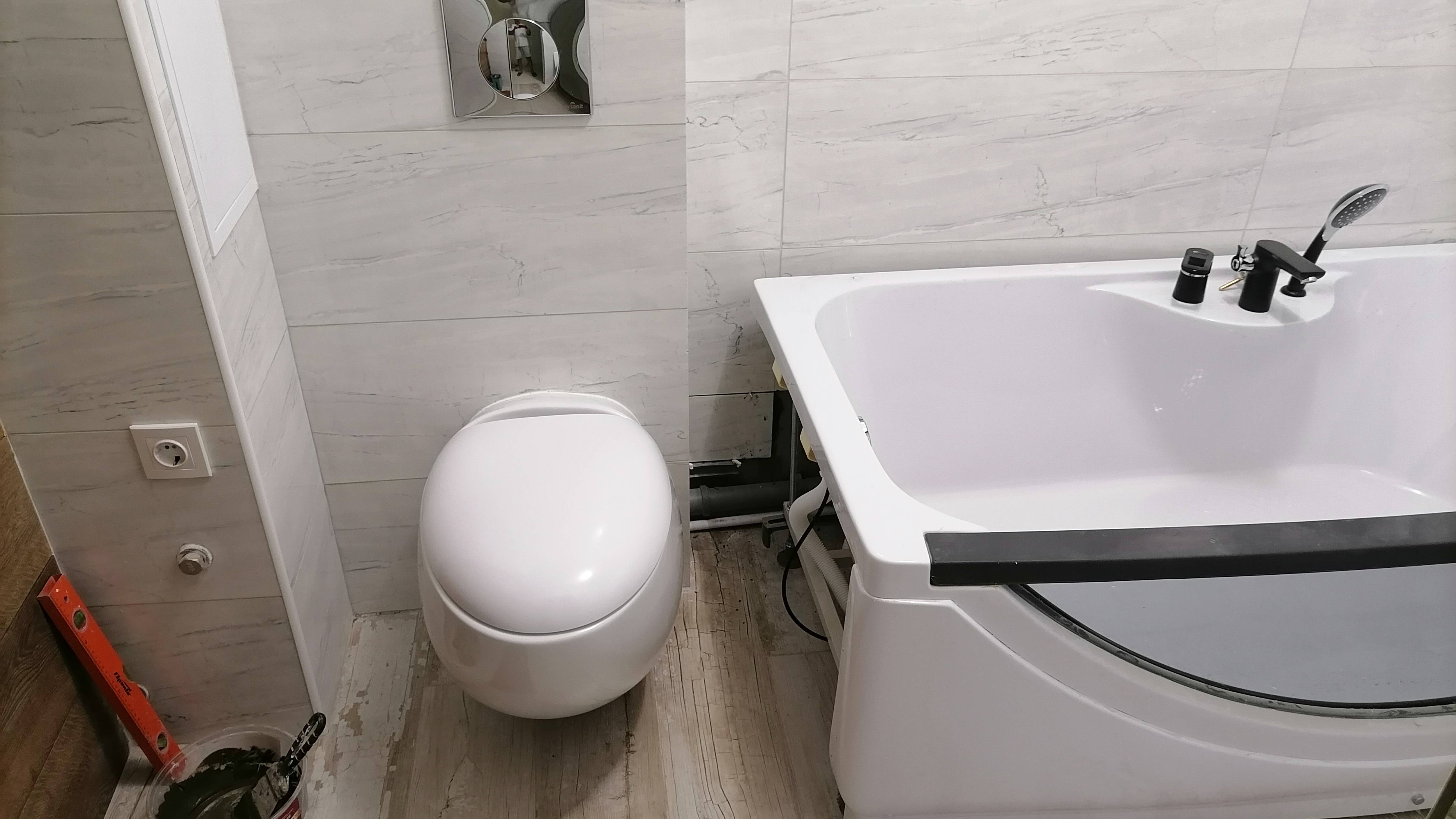 Установка инсталяции Cersanit Black