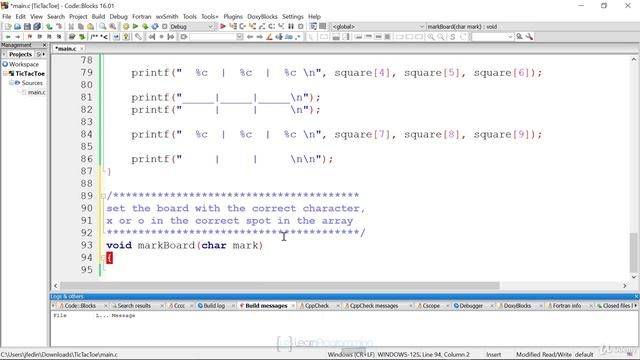 63 Demonstration Create a Tic Tac Toe Game смотреть онлайн