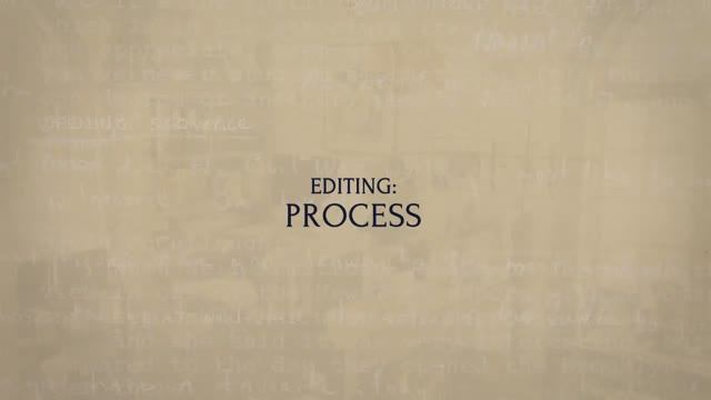 19.Editing Process смотреть онлайн