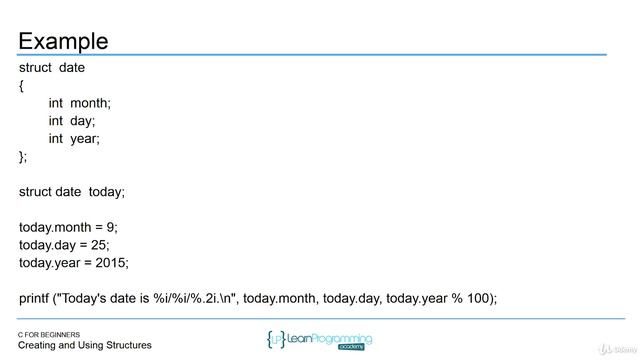 100 Creating and Using Structures смотреть онлайн