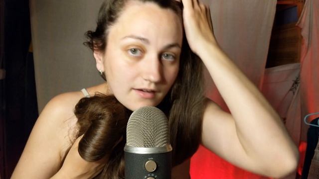 (Boosty preview) ASMR Only the smell of hair😍 Blue Yeti Pro АСМР нюхаю волосы смотреть онлайн